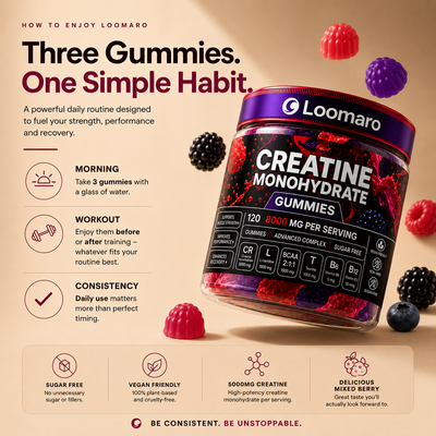 Loomaro Creatine Gummies
