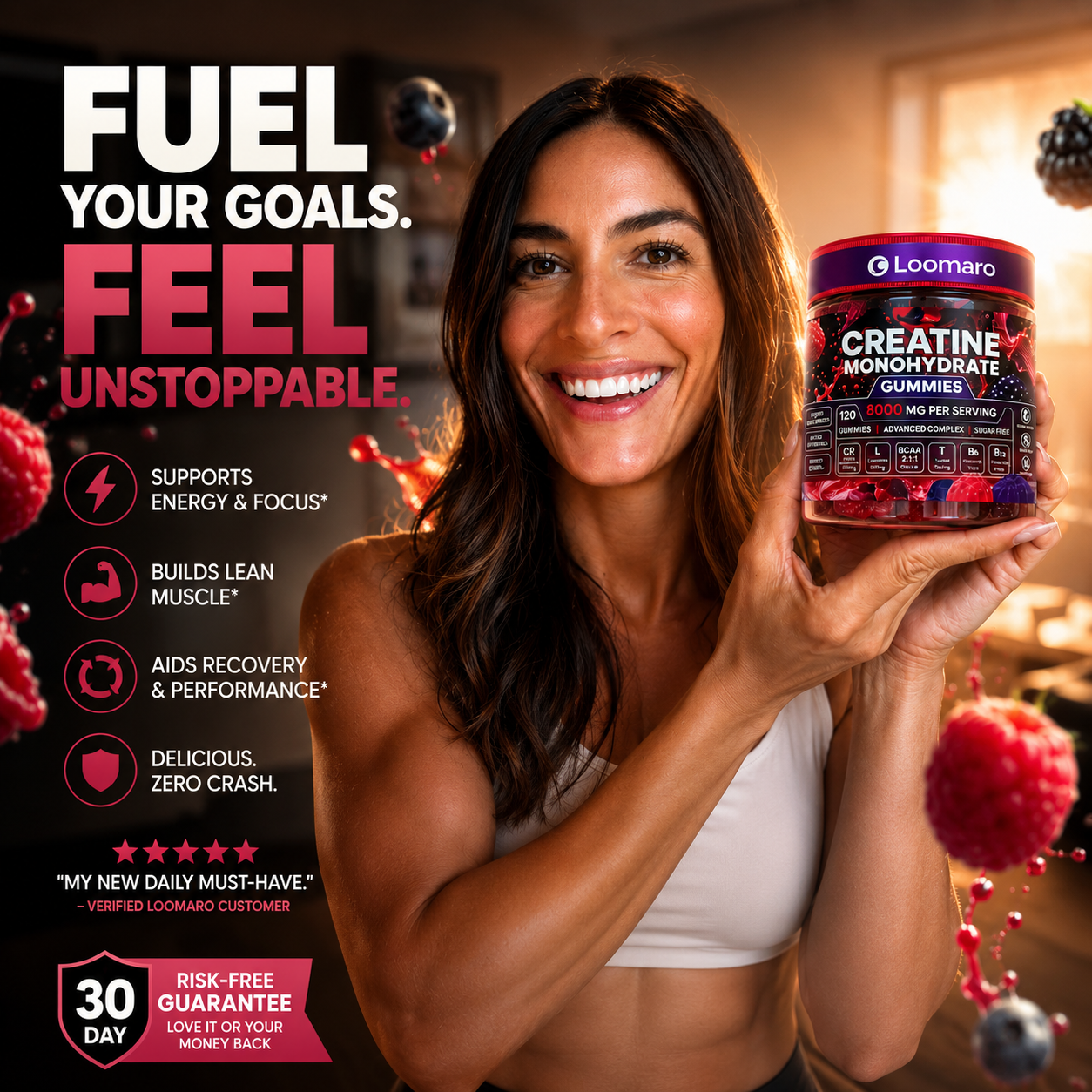 Loomaro Creatine Gummies